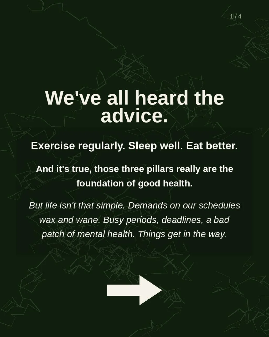 Here are the key takeaways from my article ⬇️

💡Stress, poor sleep and musculoskeletal pain are deeply interconnected - each one amplifies the others.

💡Massage may support a shift toward parasympathetic nervous system dominance, reducing cortisol 