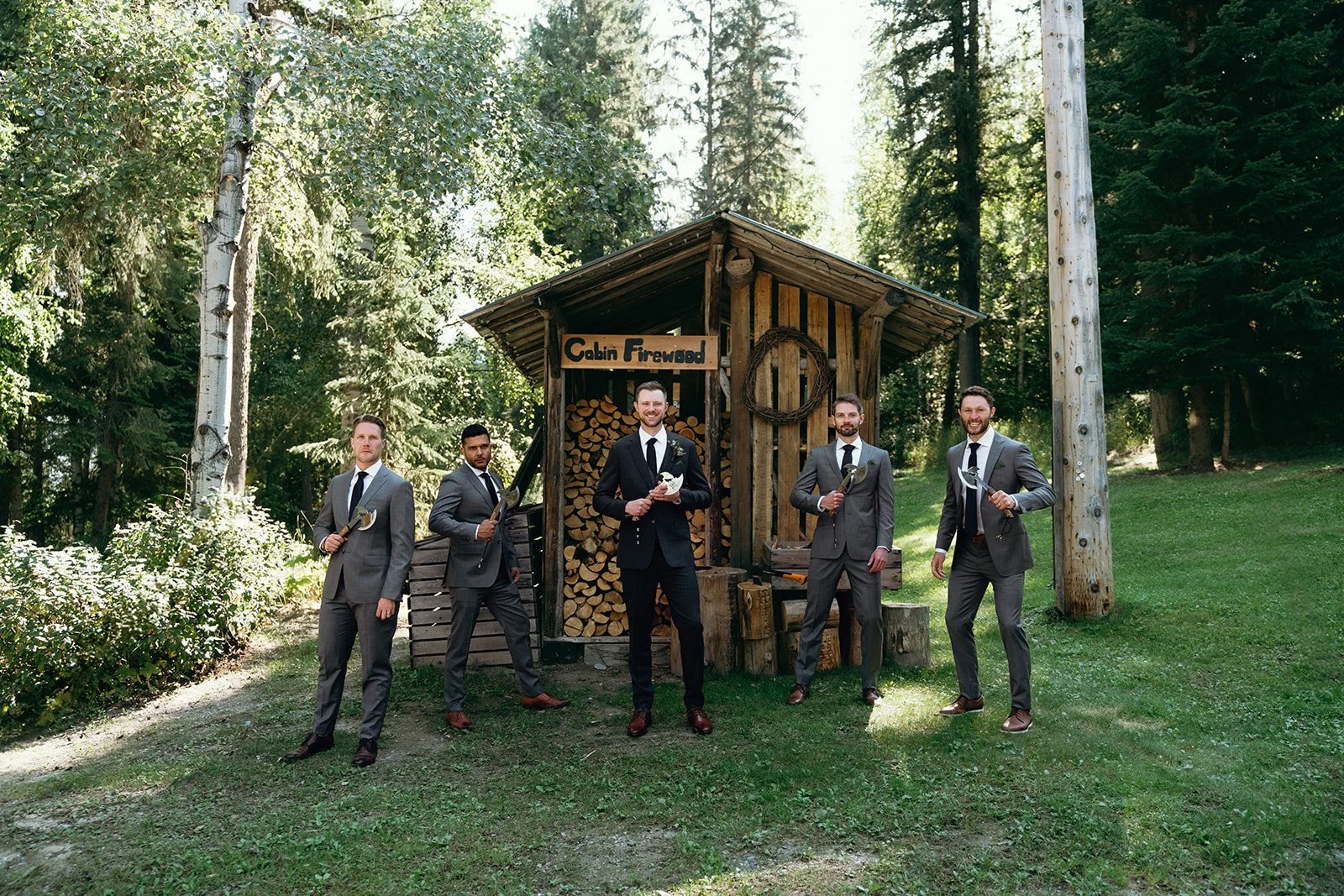 BC Barn Wedding Groomsmen