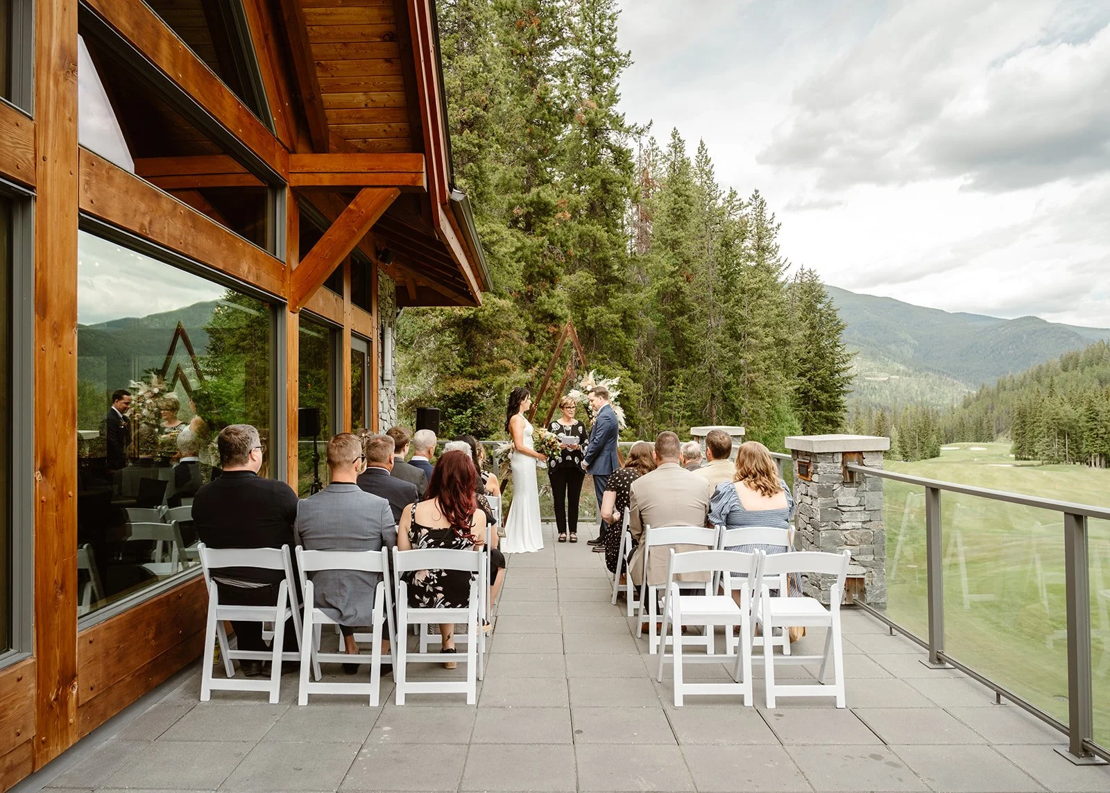Mountain Micro Wedding - Restaurant Patio &amp; Dinner