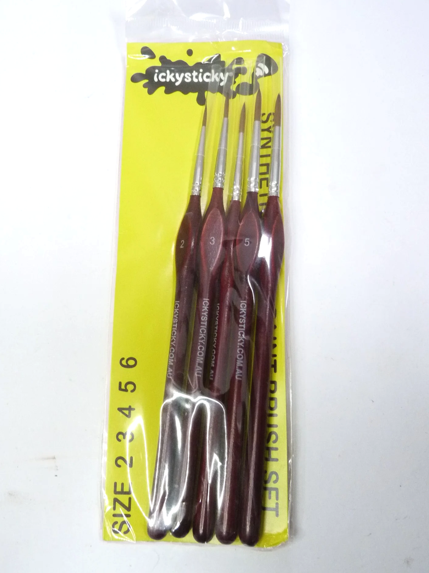 Brush set for N Gauge model railroad detailing