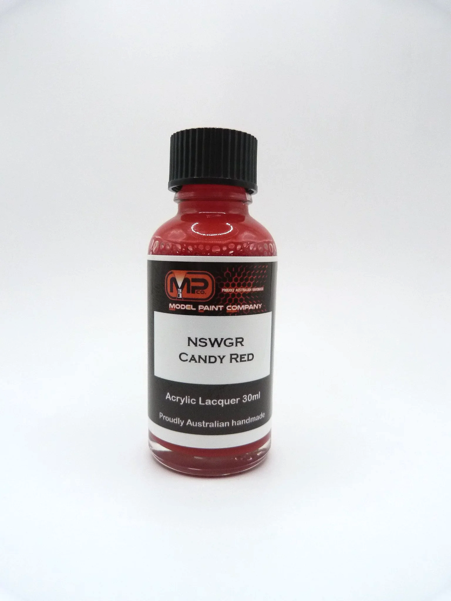 NSWGR candy red paint for model railway kit building