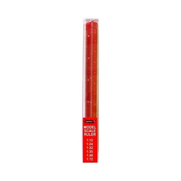 Model scale ruler for kit bashing plastic kits