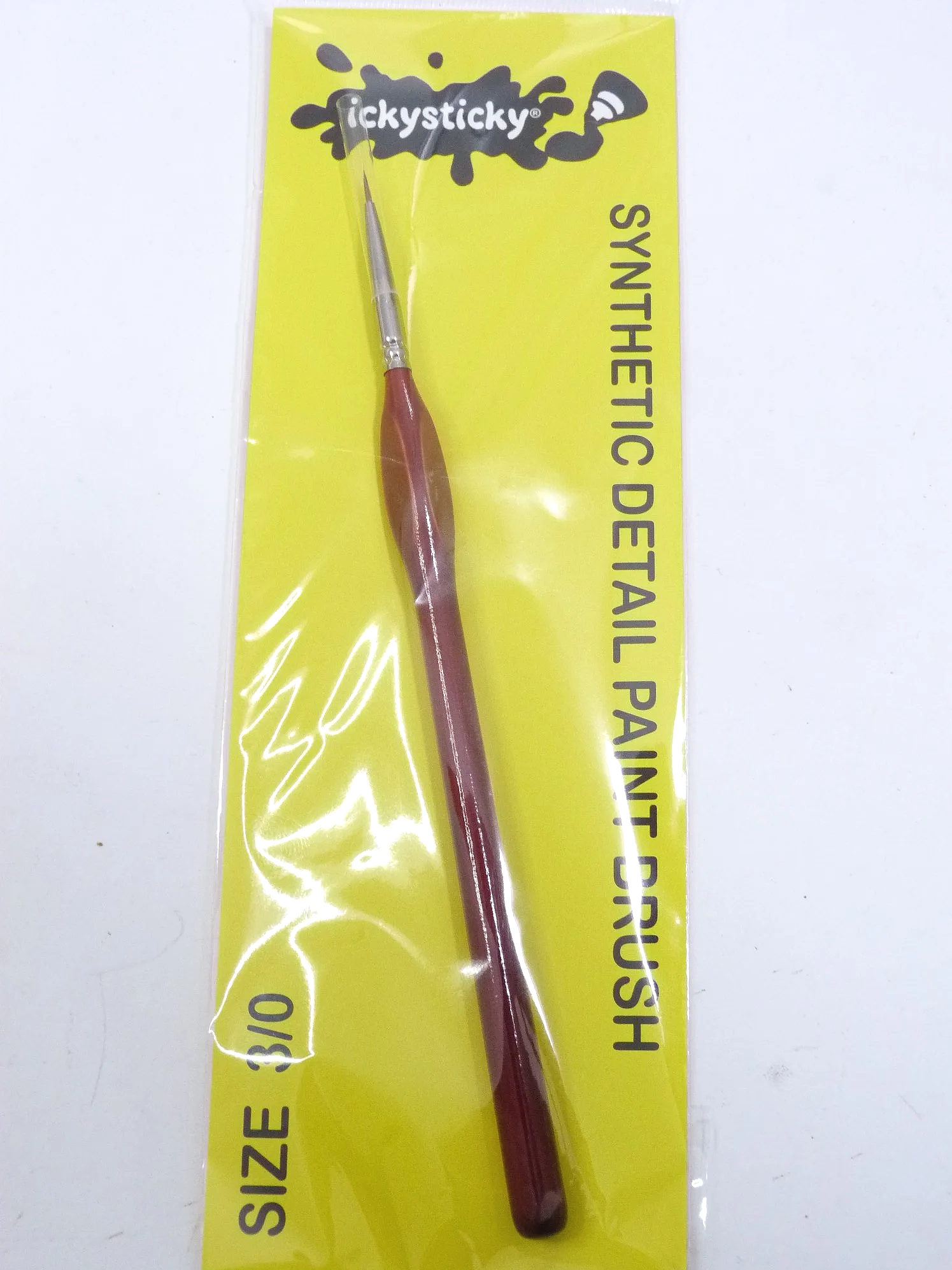 Synthetic brush for miniature painting and war hammer models