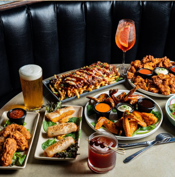 Selection of share plates and mains for lunch Brisbane CBD at Miss Demeanour