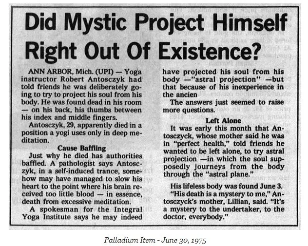 Can Astral Projection Kill You?