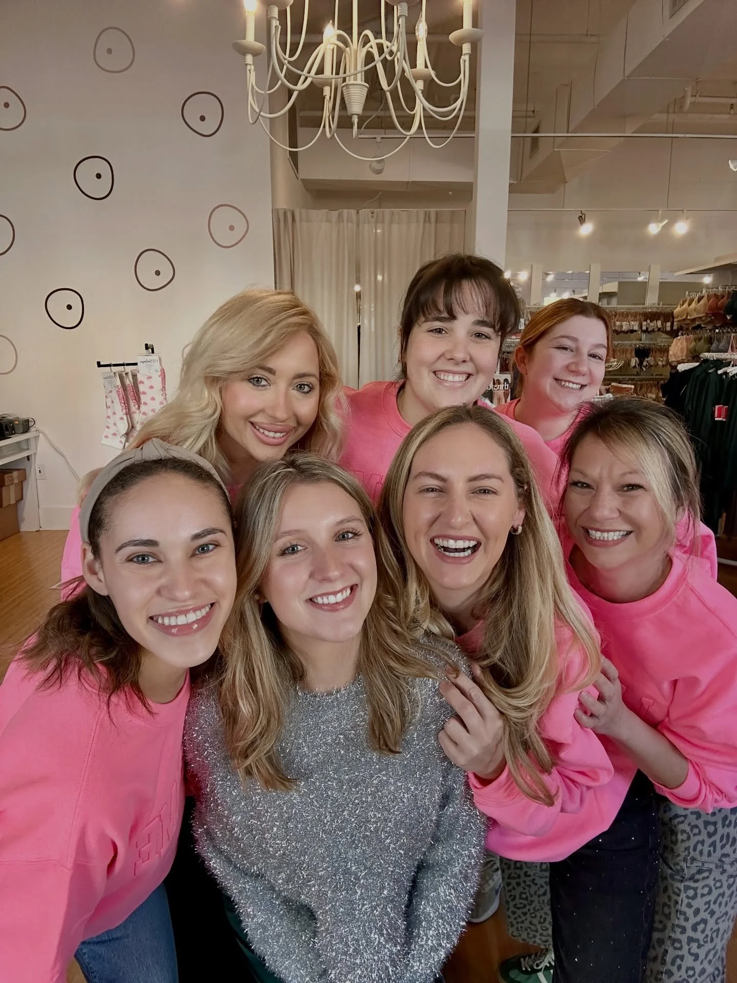 Happy Friday at La Femme! ✨🍒 Staff meeting, fun poses, and gift exchanges! What a great day! 🫶

COME SHOP WITH US
📍110 Rue Promenade Suite 101, Lafayette, LA
🕚 M-Th 10-6 | Fri-Sat 10-5 | Sun 12-4