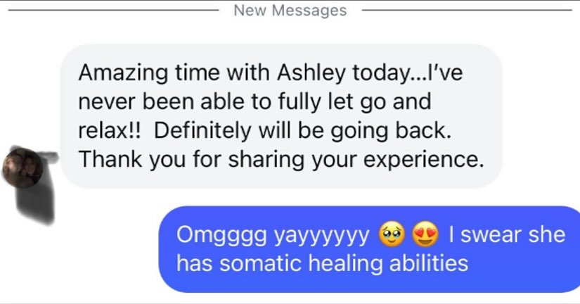 Best compliments I&rsquo;ve EVER!!!! Really!!! It&rsquo;s so special to know you are receiving exactly what I intend to offer 🥰 Thank you for your trust in me to provide an experience I am so happy to offer ✨