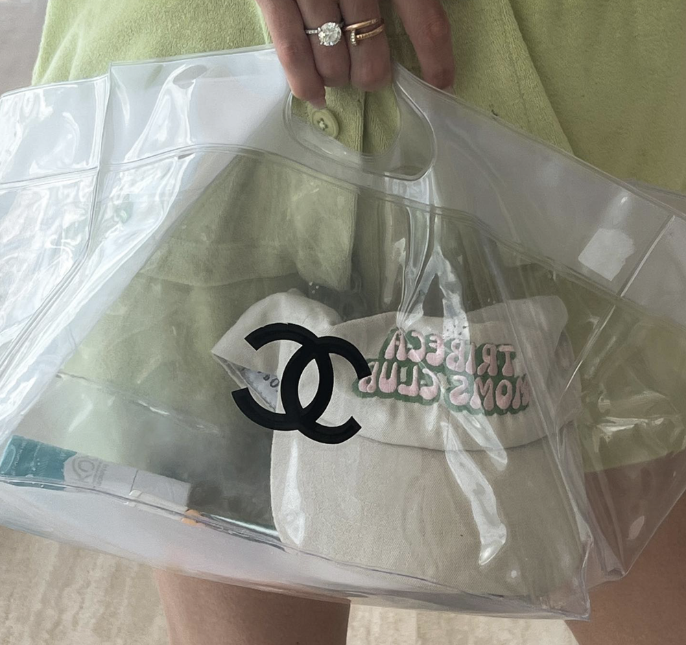 A fresh logo hat, still in the bag
