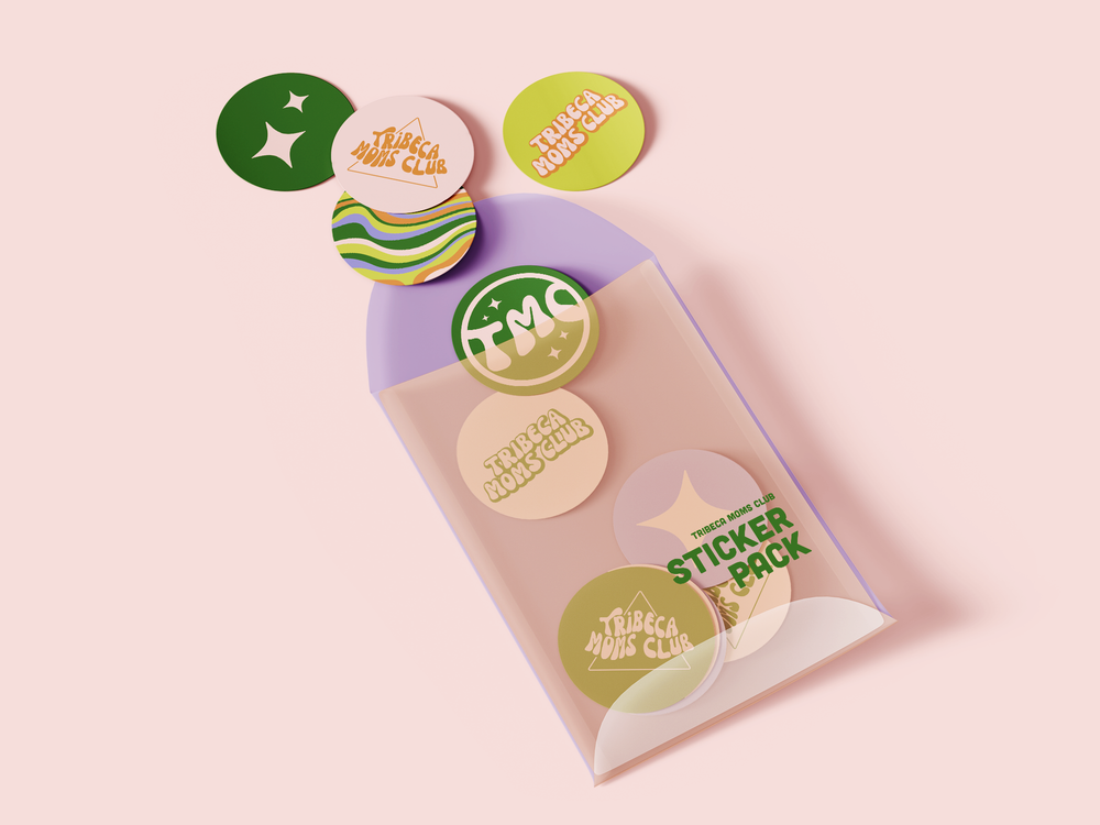 A sticker pack with the TMC stickers