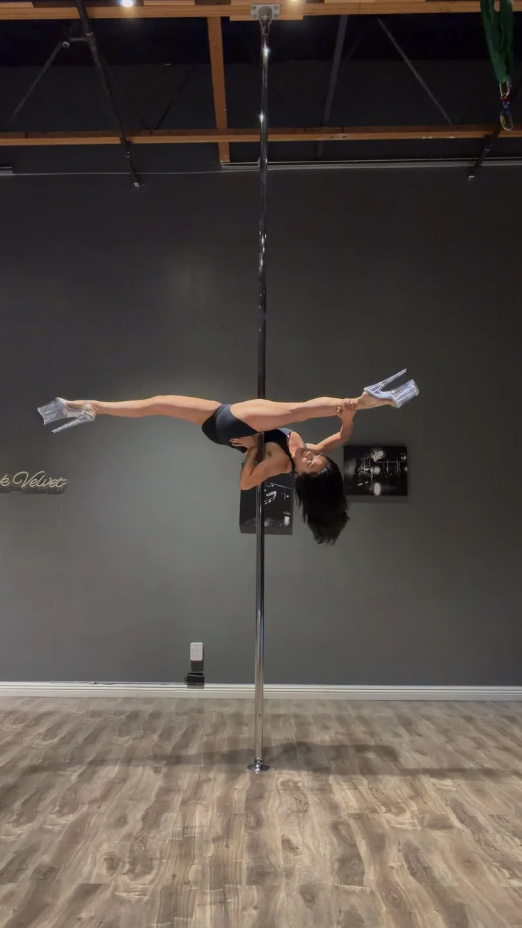 Camille on the pole