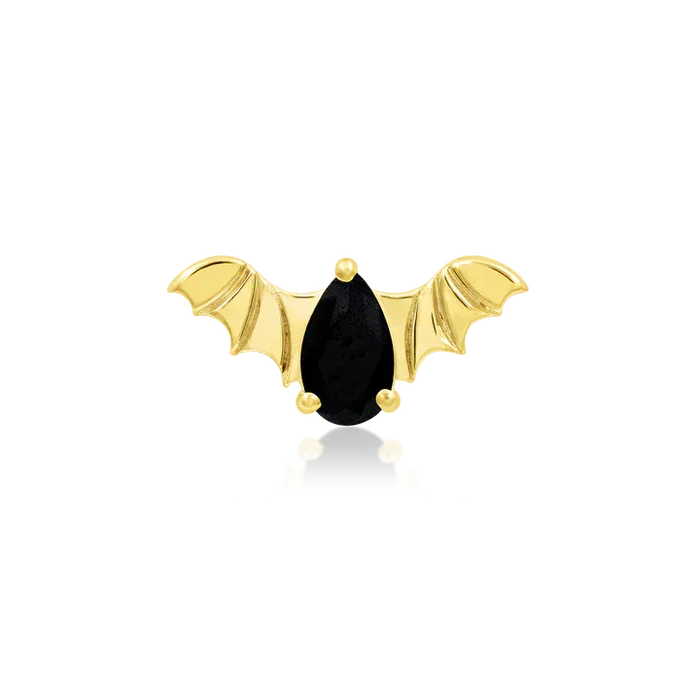 Junipurr - Bat with Black CZ