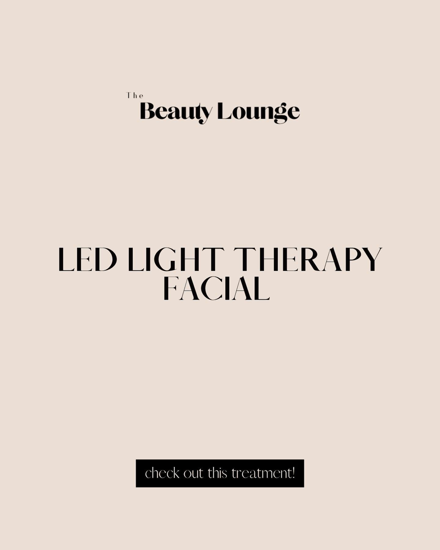 Get ready to glow! Our LED facial treatment will leave your skin looking and feeling rejuvenated. 🧖&zwj;♀️ 

Say goodbye to acne, fine lines, and dullness, and hello to a brighter, smoother, and more youthful complexion! 🌟✨

You can book your appoi