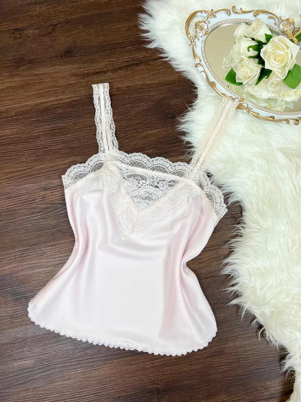 Vintage Christian Dior Nude Pink Camisole Top (S/M) — VENOM Vintage Christian Dior Nude Pink Camisole Top (S/M) — VENOM