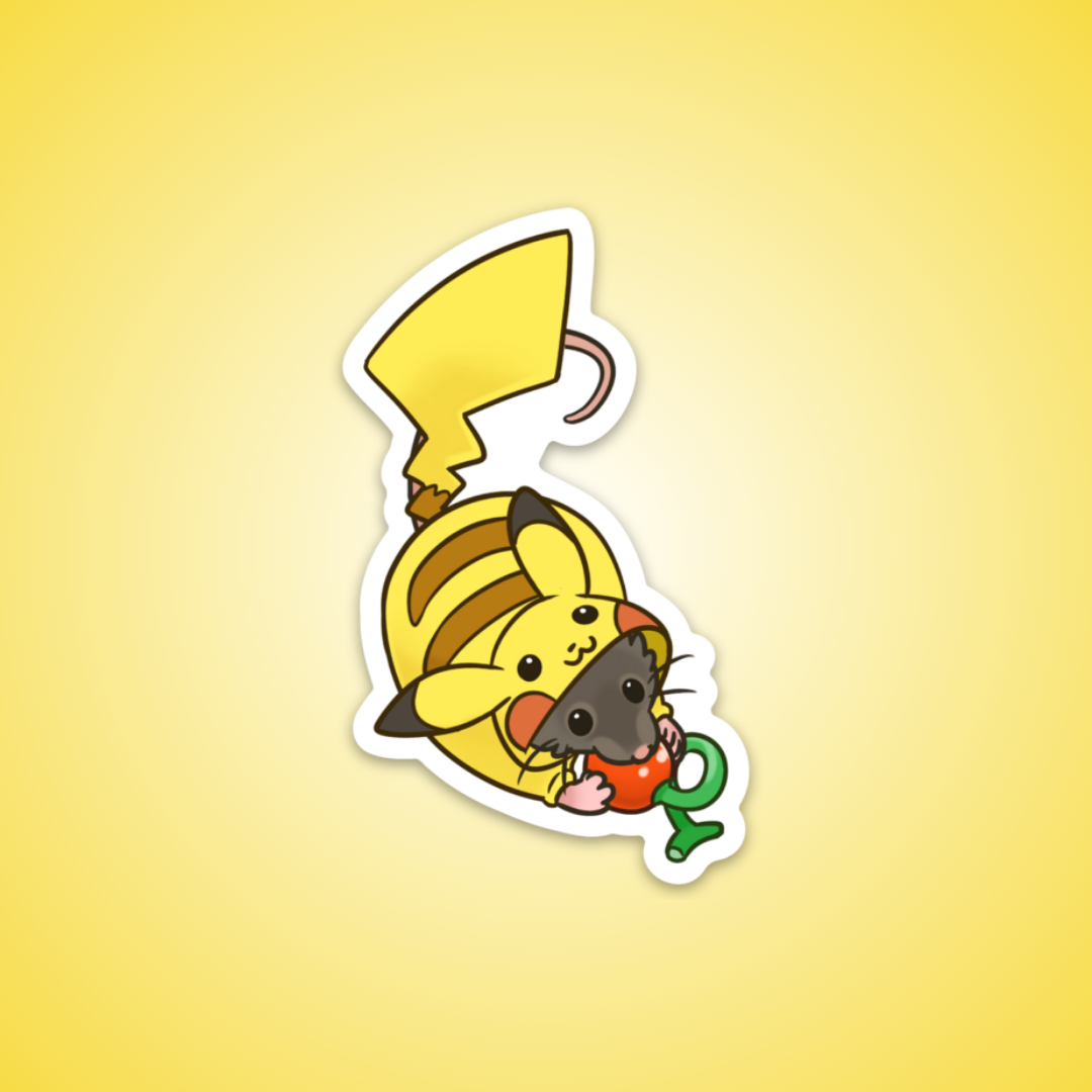 Delilah and Jake the Squirrel Sticker — The Pipsqueakery - A Rescue ...