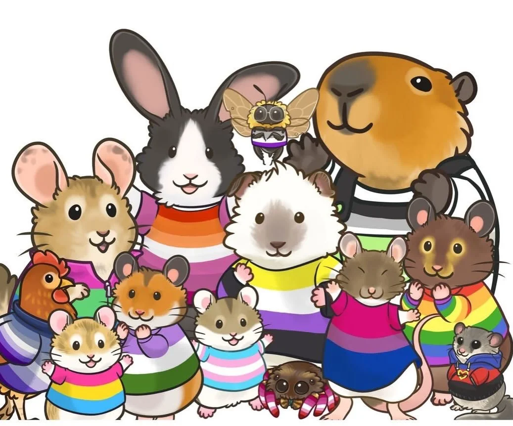 Happy Pride Month! Whoever you are and whoever you love (even if it&rsquo;s no one at all) we support and accept you.