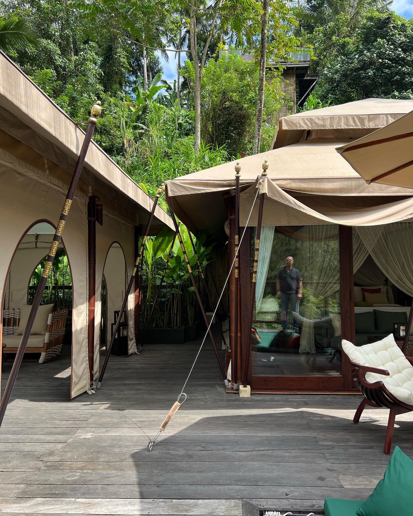 Some pics from the newly developed KClub in Ubud Bali. This amazing resort offers a range of two and four bedroom dwellings with separate relaxation tents to take in the views of the forest.