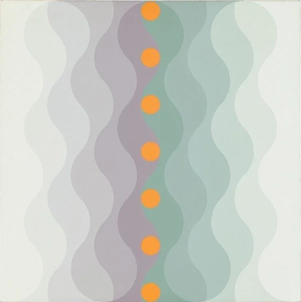 &ldquo;My work intends to celebrate the order and energy inherent in natural structures.&rdquo;
&mdash;  Edna Andrade

🎨 Edna Andrade, Twilight Wave, 1973
&copy; Estate of Edna Andrade courtesy of Locks Gallery