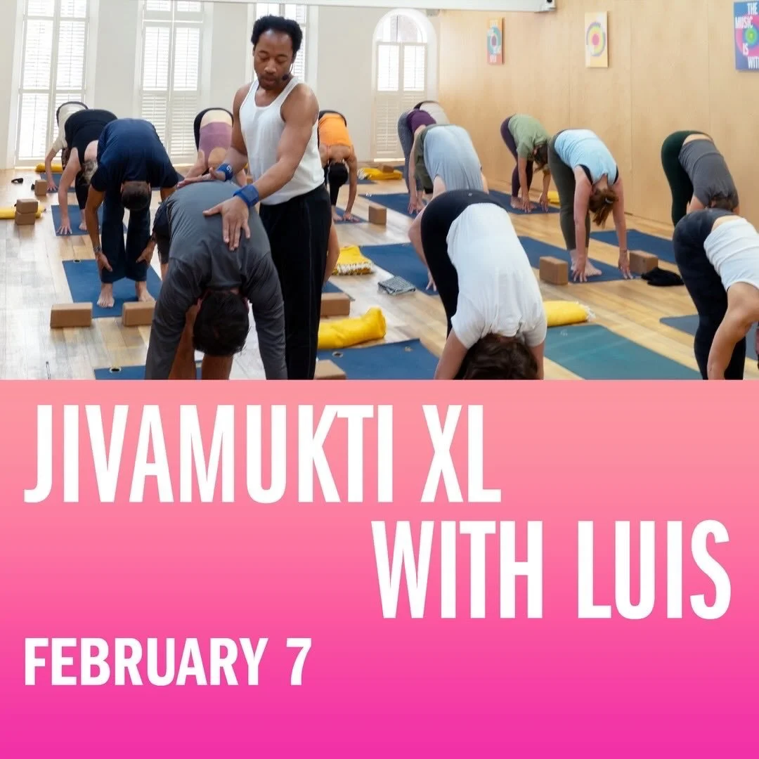 Give yourself the gift of a more extended yoga practice on Saturday, February 7th, 2.00-4.00 pm with Luis. 
⠀⠀⠀⠀⠀⠀⠀⠀⠀
Our monthly XL is an in-depth session where you will have the luxury of time to dive deeper into different aspects of Yoga. 
⠀⠀⠀⠀⠀⠀⠀