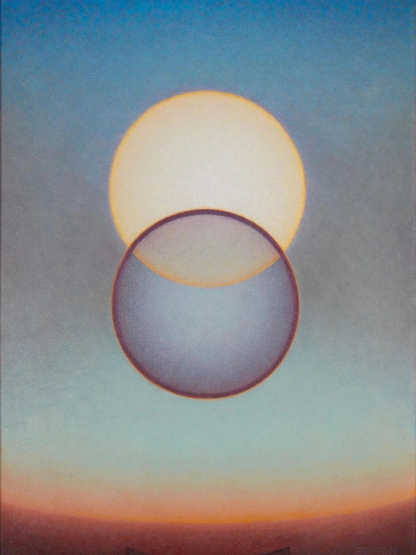 &ldquo;The vibration of this light, the spaciousness of these skies enthralled me. I knew there was a spirit in nature as in everything else, but here in the desert it was an especially bright spirit.&rdquo; 
&ndash;Agnes Pelton 
⠀⠀⠀⠀⠀⠀
🎨 Agnes Pelt