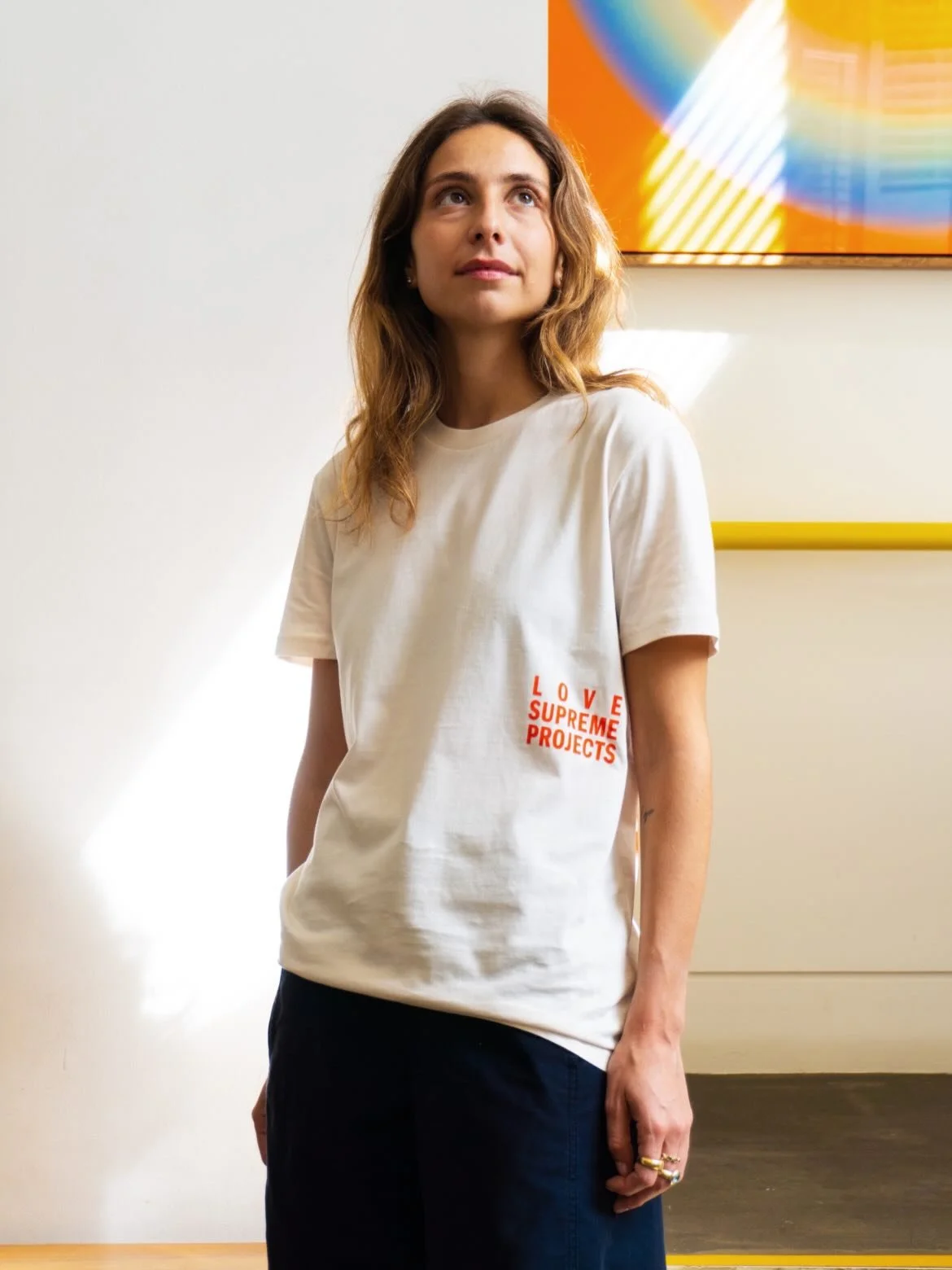 Attention community,
limited edition T-shirts will be available for the Sonic Meditation with Laraaji, exclusively at 92 Golborne Road 🧡

Designed by Judie.