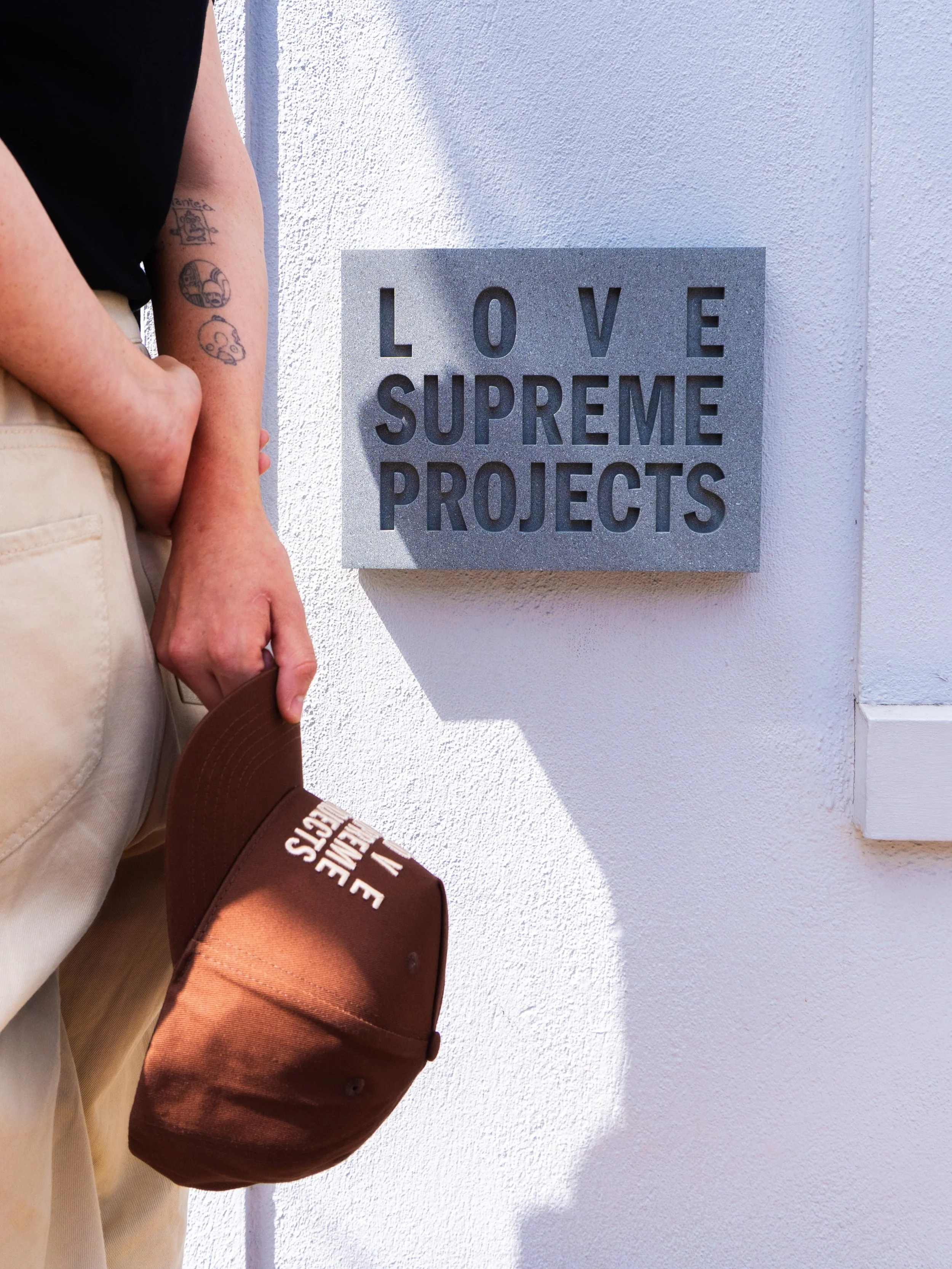 If you loved our cream caps, you&rsquo;re going to LOVE our new chocolate brown ones 🤎

Don&rsquo;t forget to tag us, we&rsquo;d love to see where your cap ends up this summer!

Available at Love Supreme Projects, 92 Golborne Road.