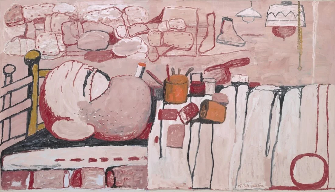 &ldquo;Painting is an illusion, a piece of magic, so what you see is not what you see.&rdquo;
&mdash; Philip Guston

🎨 Philip Guston, Painter in Bed, 1973
&copy; 2026 The Estate of Philip Guston
📷 Frank Lloyd