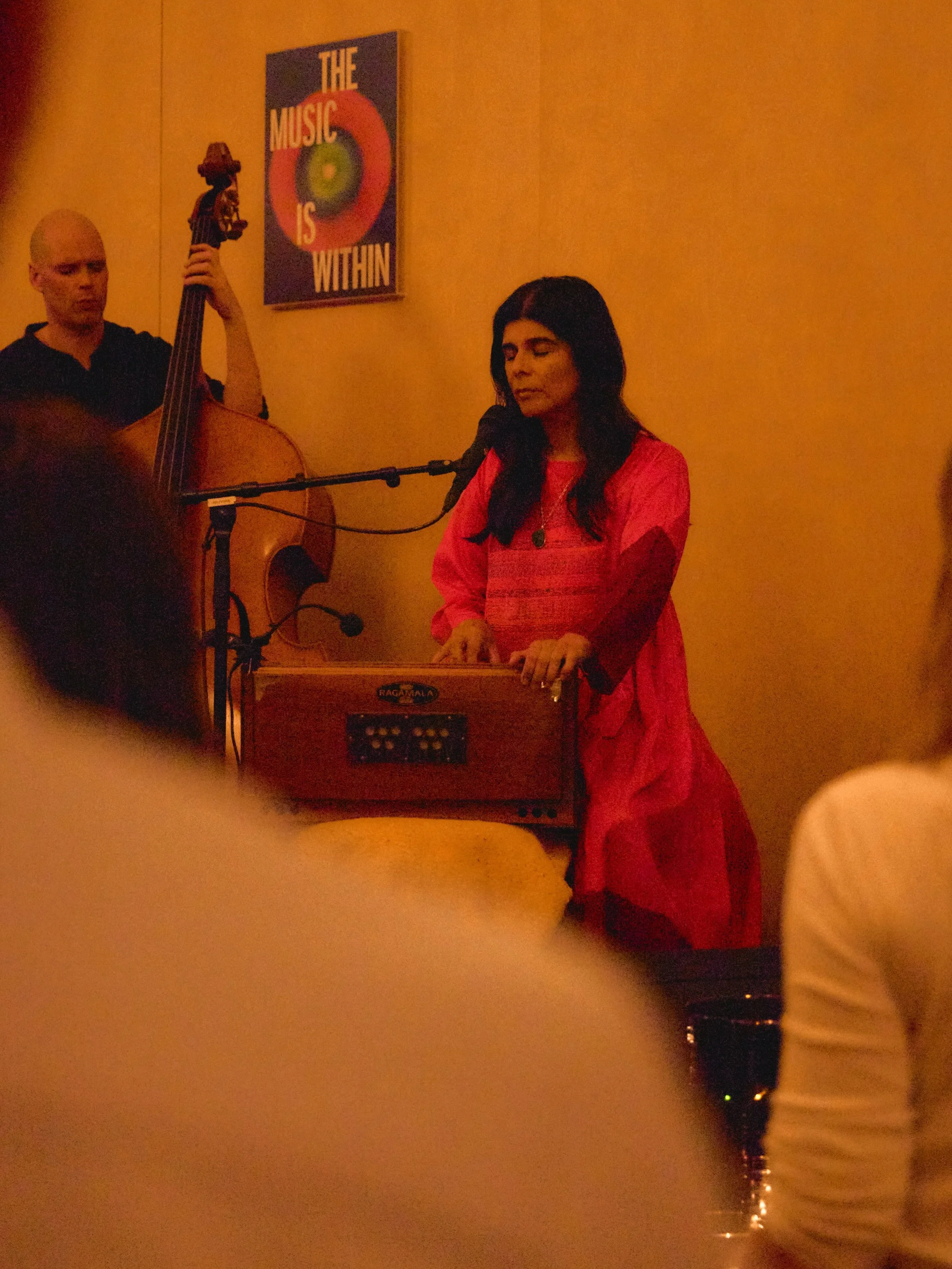 We have chanted together for millennia. Every culture and tradition sings together, synchronising breath and heart rate across the group until our heartbeats fall into rhythm with one another. Chanting, or repetitive singing, quiets the brain and giv
