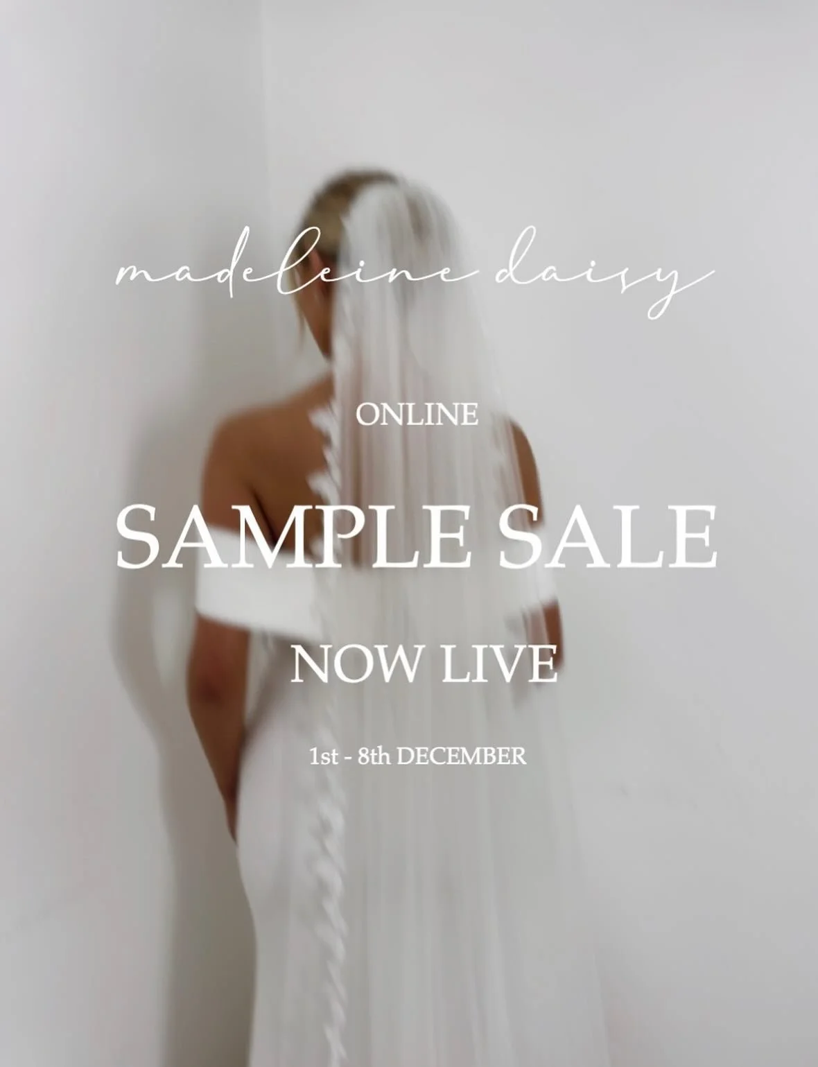 Our Sample Sale is now live! 

All veils are brand new, handmade and beautifully unique 🤍 

Don&rsquo;t wait around as one they&rsquo;re gone they&rsquo;re gone! 

#veils #samplesale #veilsamplesale #bridalsamplesale #sale #bridal #weddingveil #wedd