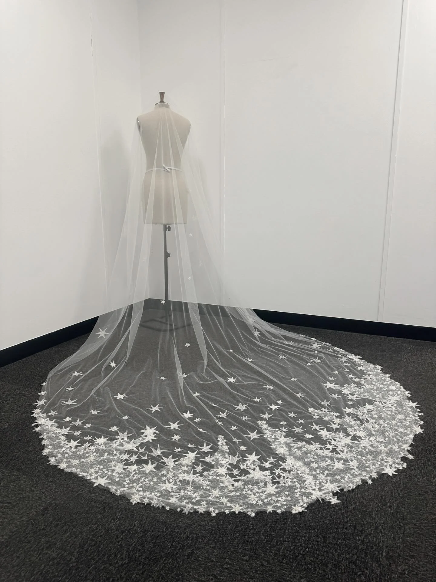 Sparkly star veils are just perfect for a winter wedding ✨ 

#veil #starveil #bespokeveil #bridalveil #embroideredveil #weddingveil #sparklyveil #sparkle #winterwedding #bridalideas #bridalfashion #bridalinspo