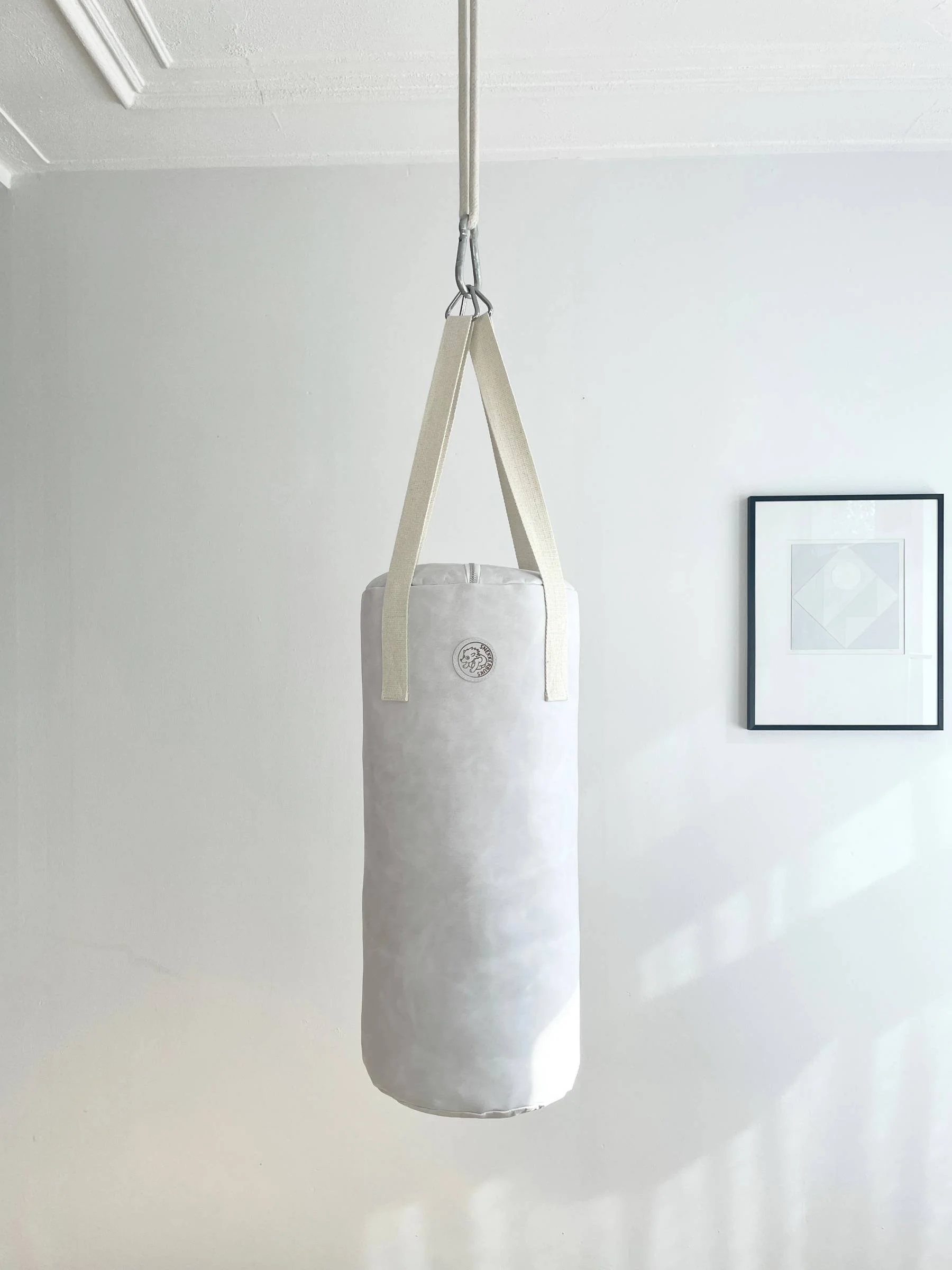 Leather punching bag JUNIOR - Cool White (Limited Edition)