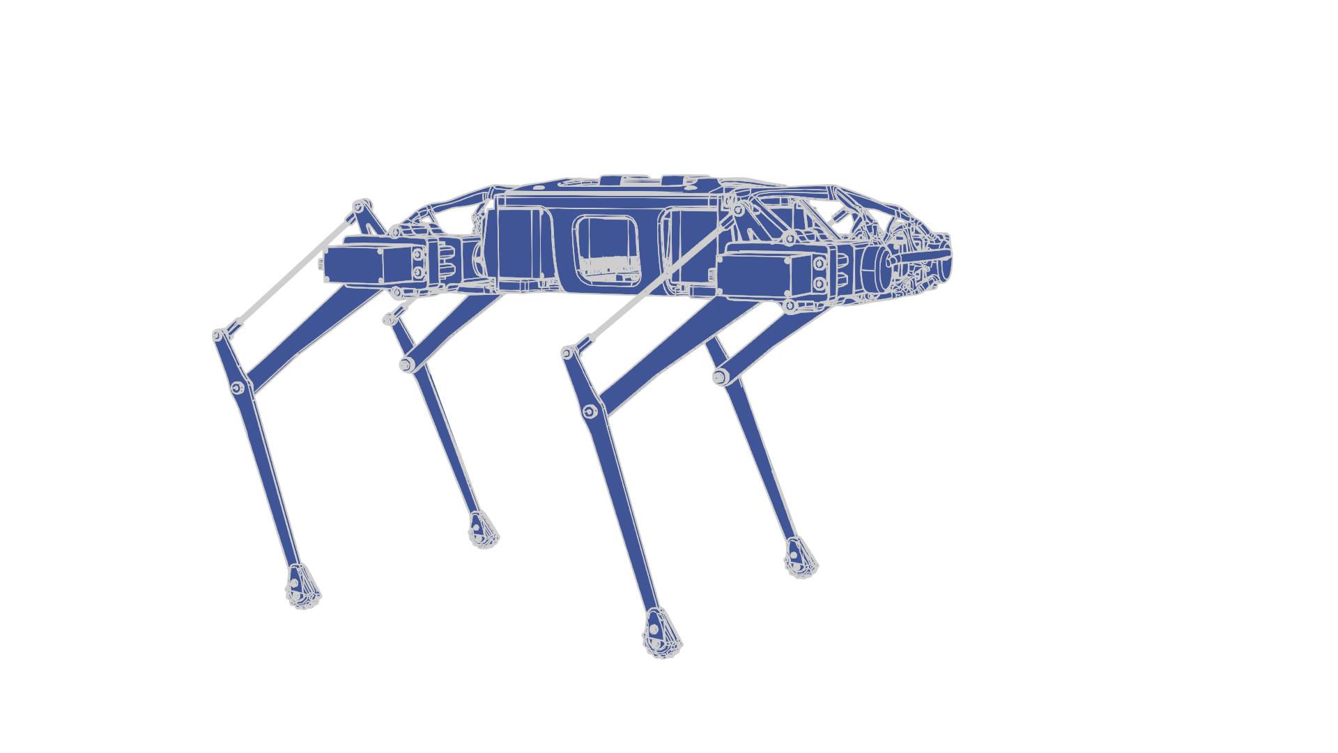walking quadruped robot