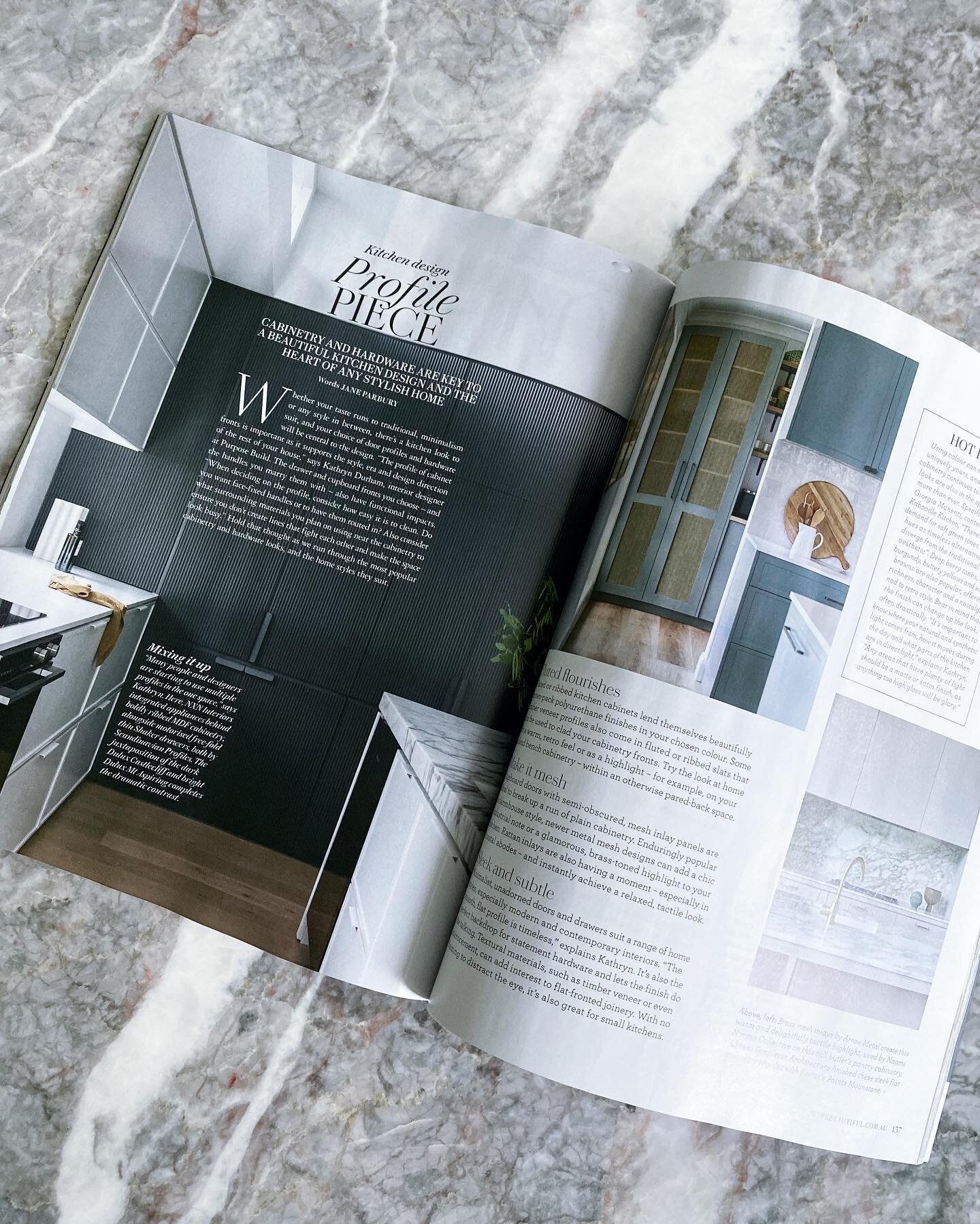 Our Interior Designer Kathryn offers some useful tips, when selecting your joinery profile and finishes, in the May issue of @homebeautiful magazine - Out now!

#kitchendesign #interiordesign #purposebuild #purposebuildpr #tipsandtricks #interiors123