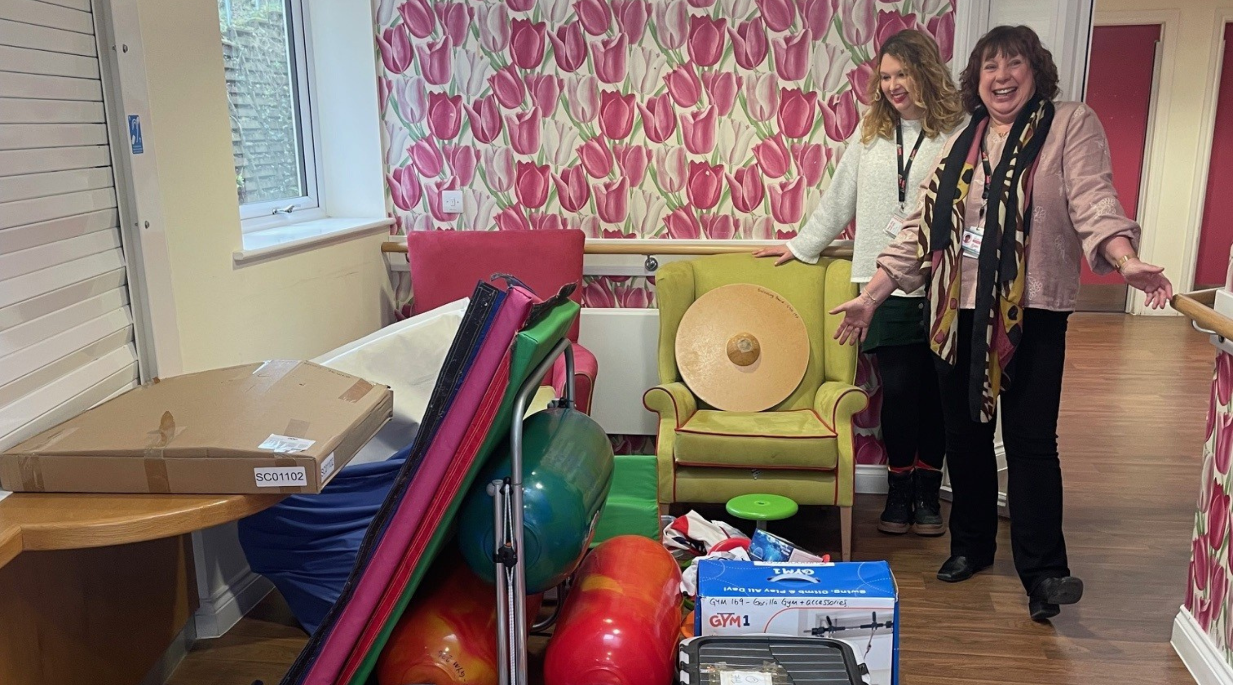 Celebrating 1 year of being a Gympanzees lending library hub!