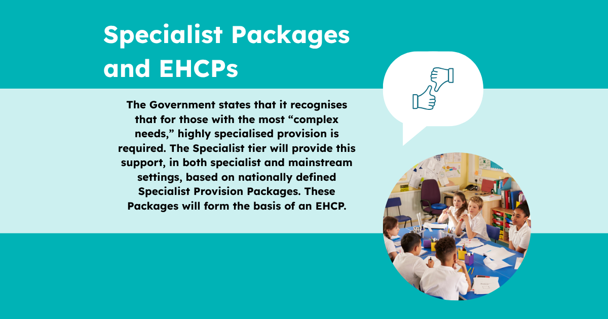 Specialist Packages and EHCPs</span>