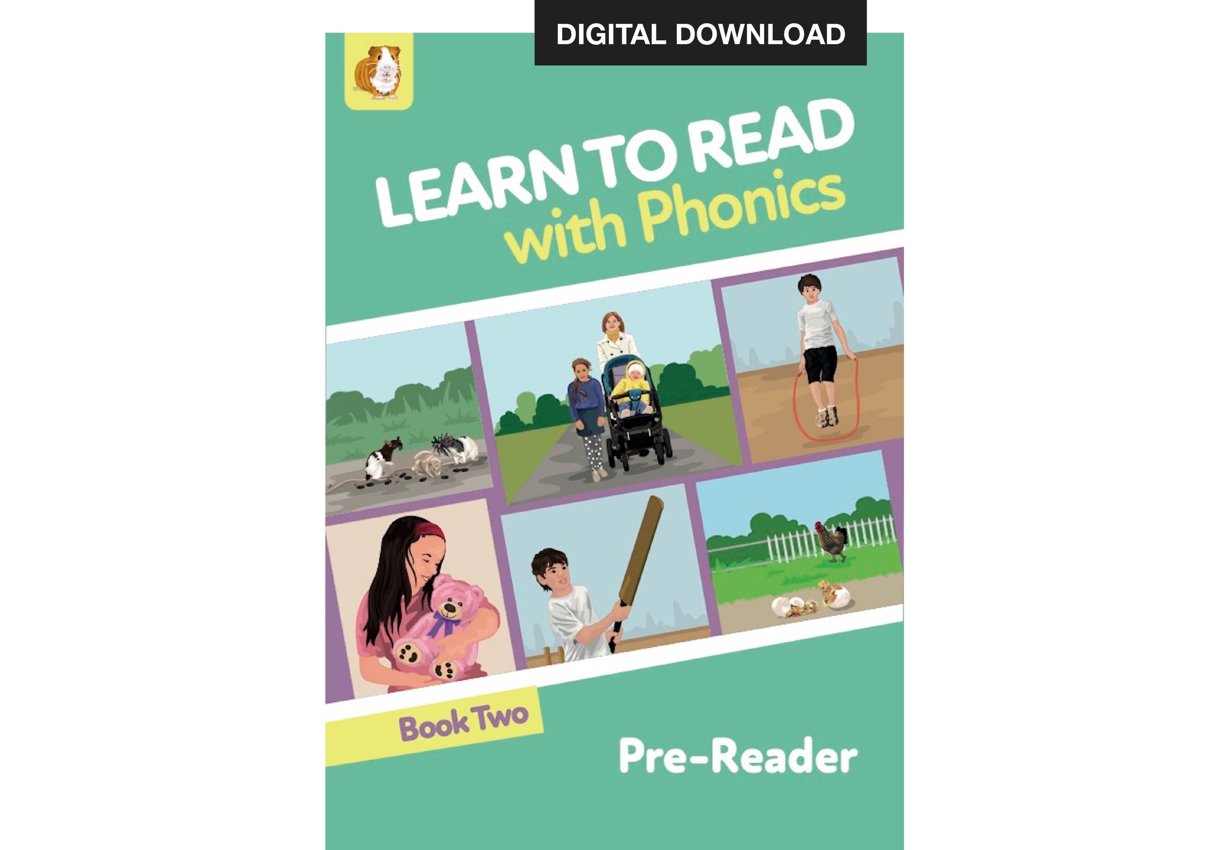 2. Learn To Read With Phonics | Pre Reader Book 2 | Digital Download