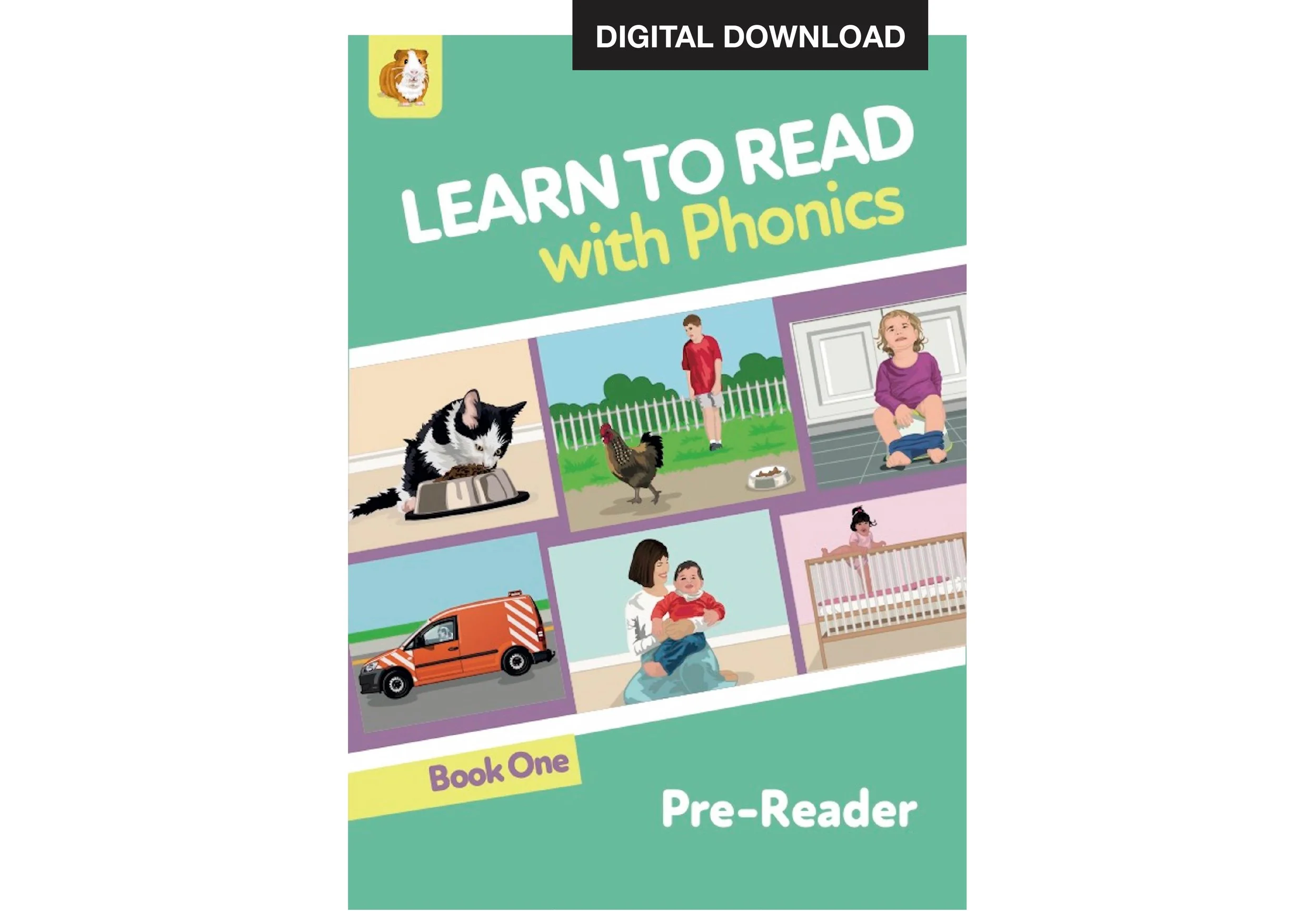 1. Learn To Read With Phonics | Pre Reader Book 1 | Digital Download