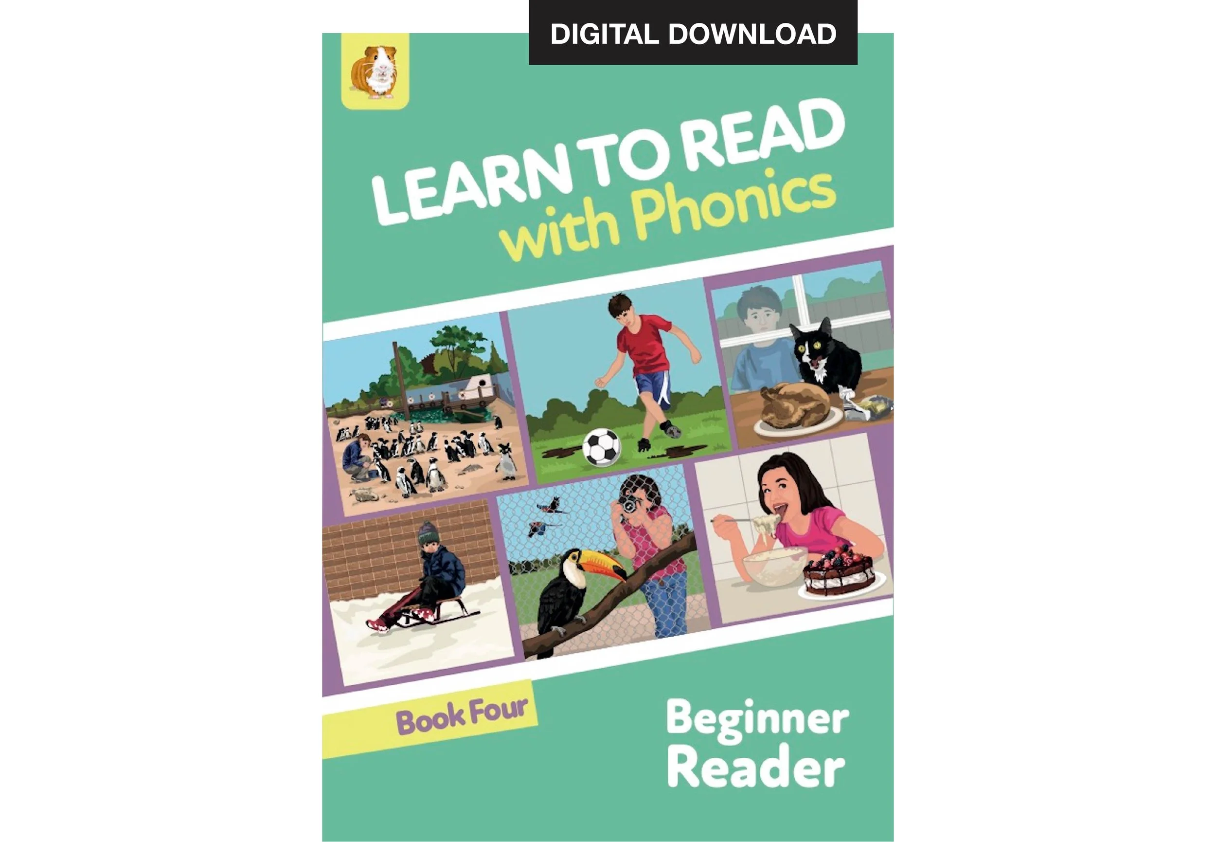 6. Learn To Read With Phonics | Beginner Reader Book 4 | Digital Download