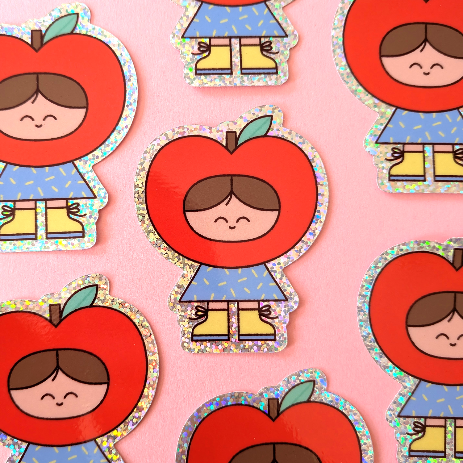 hello_vonnie_apple_girl_glitter_sticker_01.png
