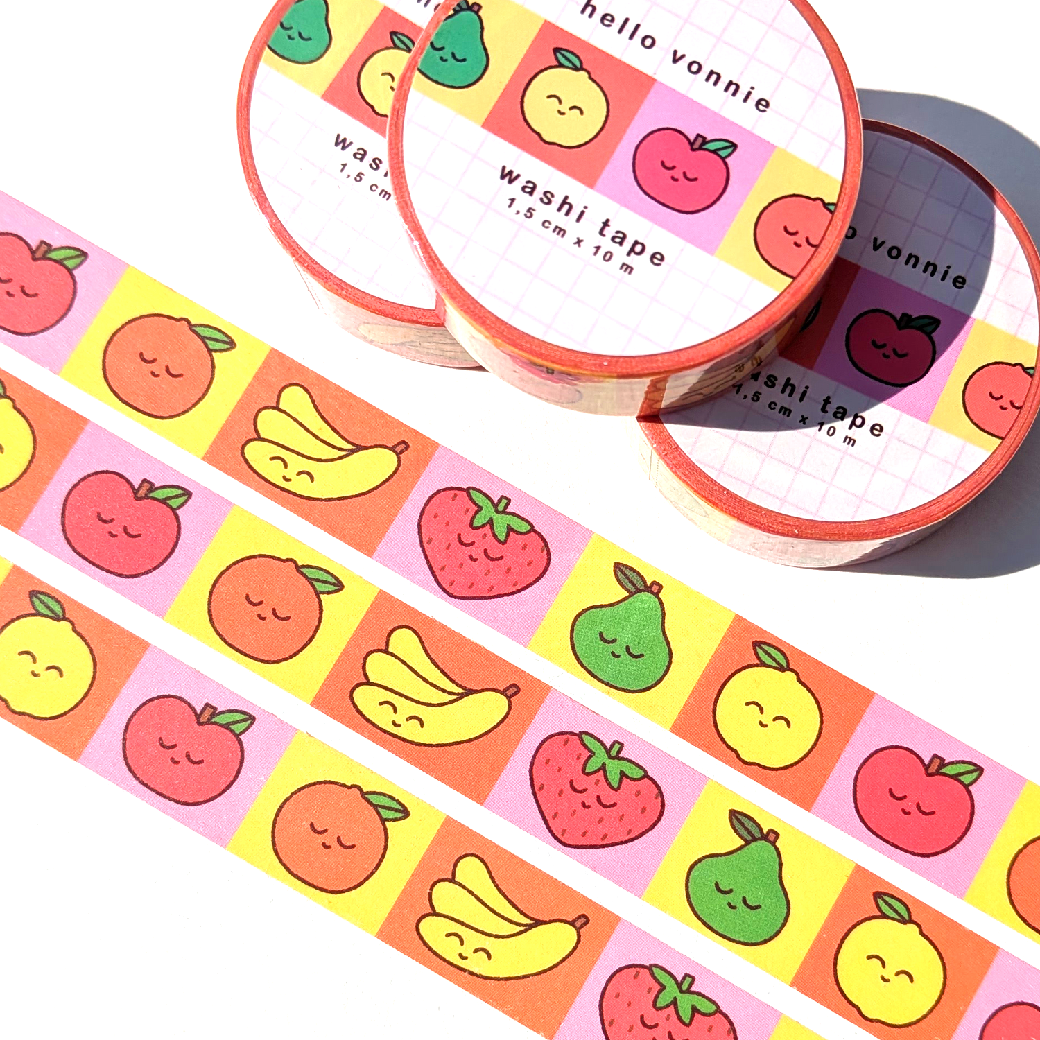 fruit washi tape