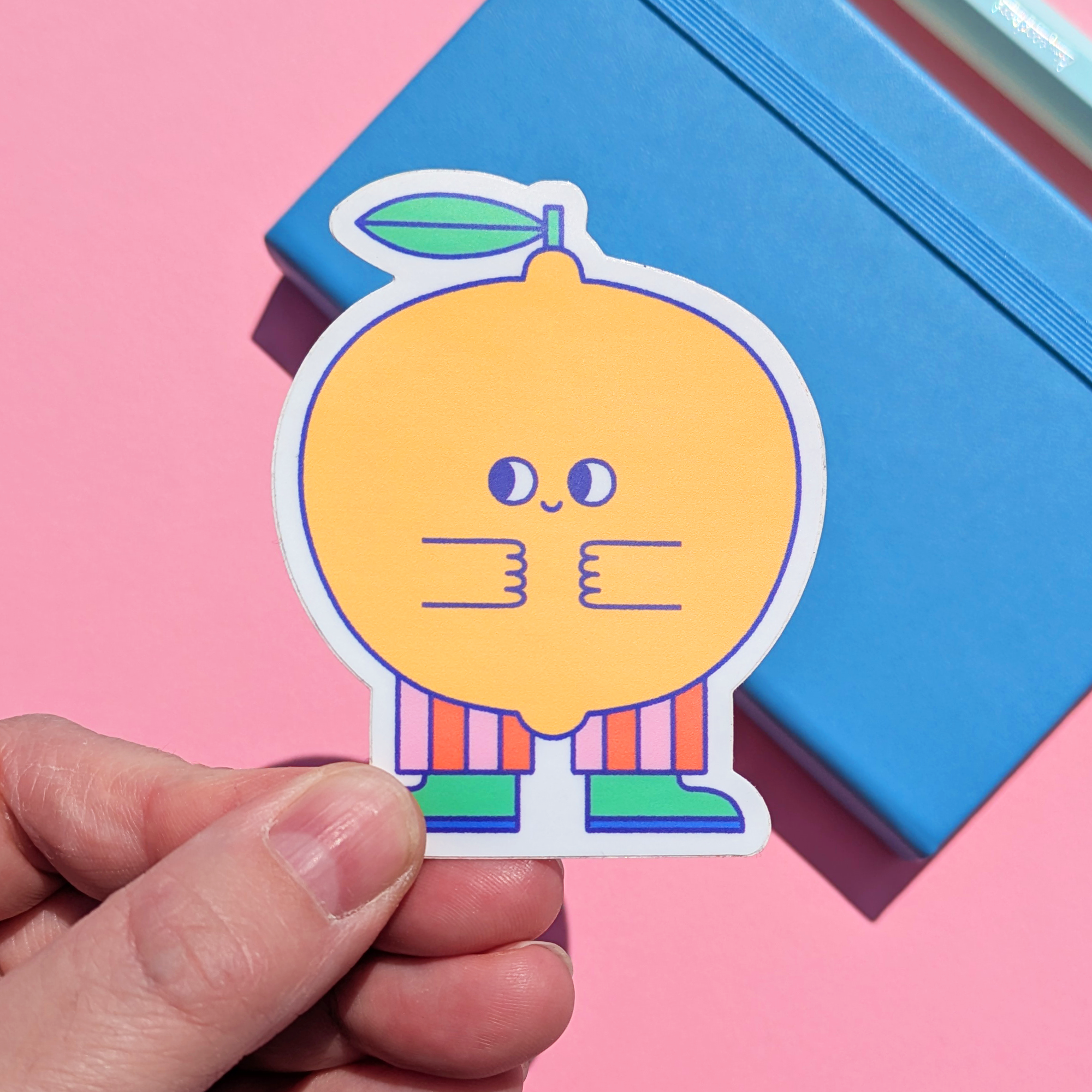 lemon friend sticker
