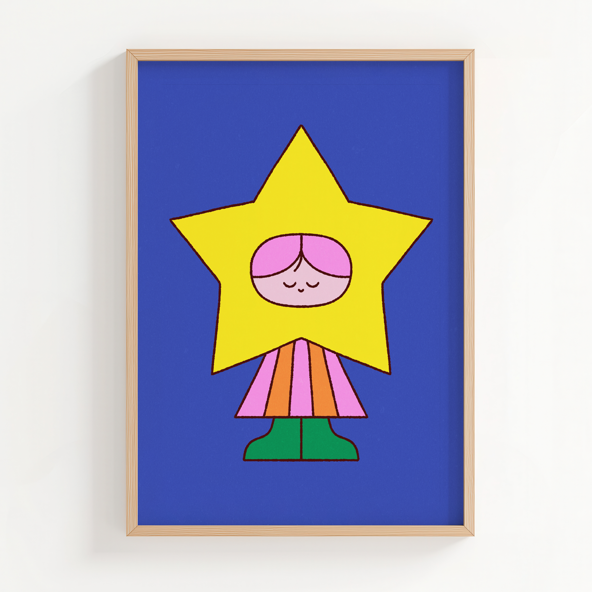 star friend art print (A3 42 x 29 cm)