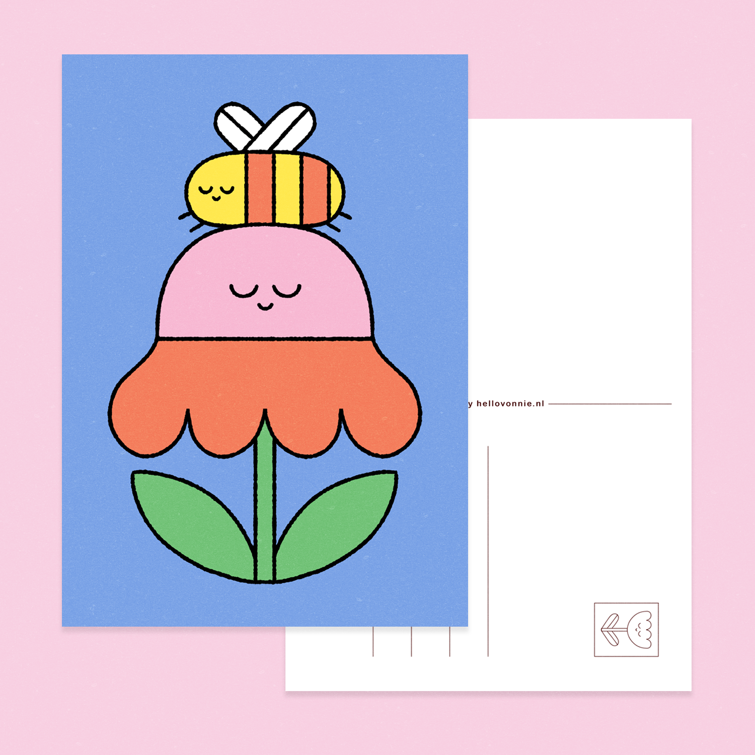 hello vonnie - flower bee - card - 02.png