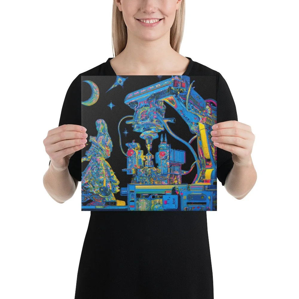 Cosmic Maker Canvas Wall Art — Harbinger Engineering