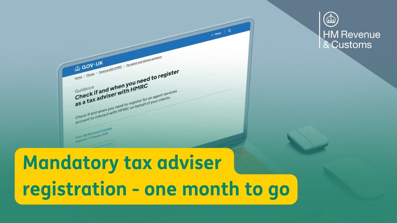 Tax Advisers: Two Weeks Left To Register Under New Rules