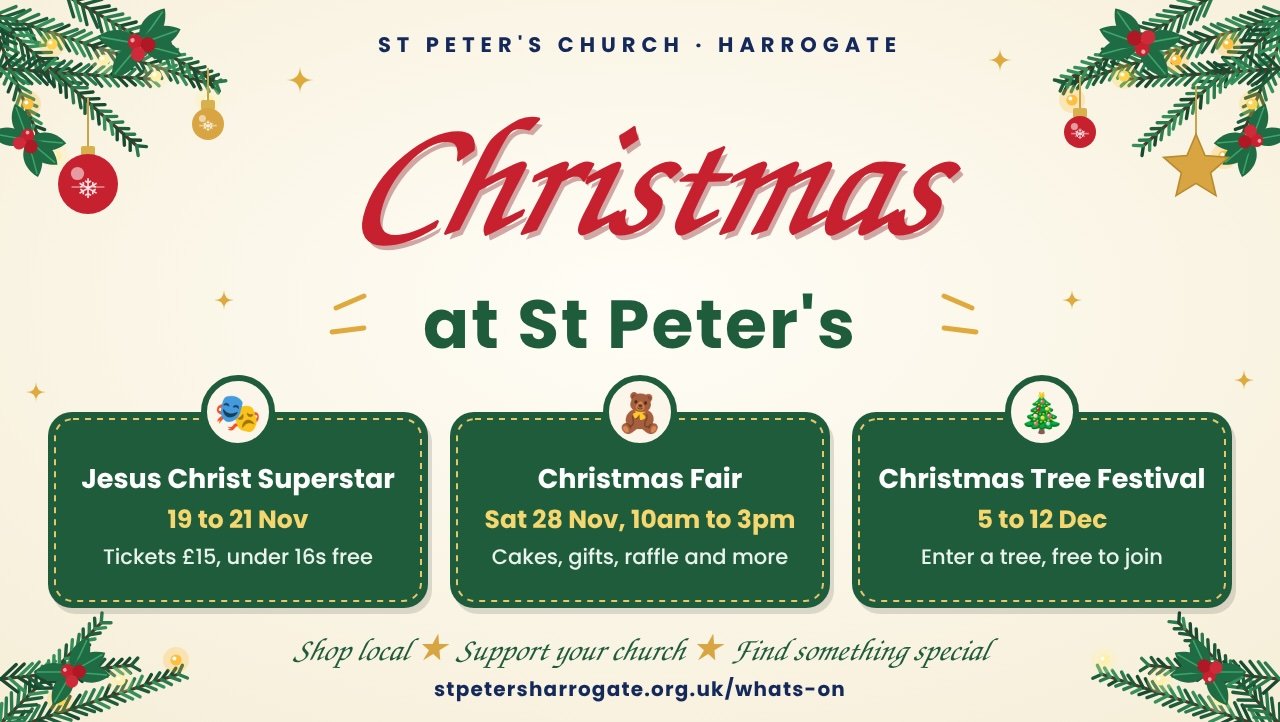 St Peter’s Church Harrogate: A Festive Season of Music, Markets and Christmas Trees