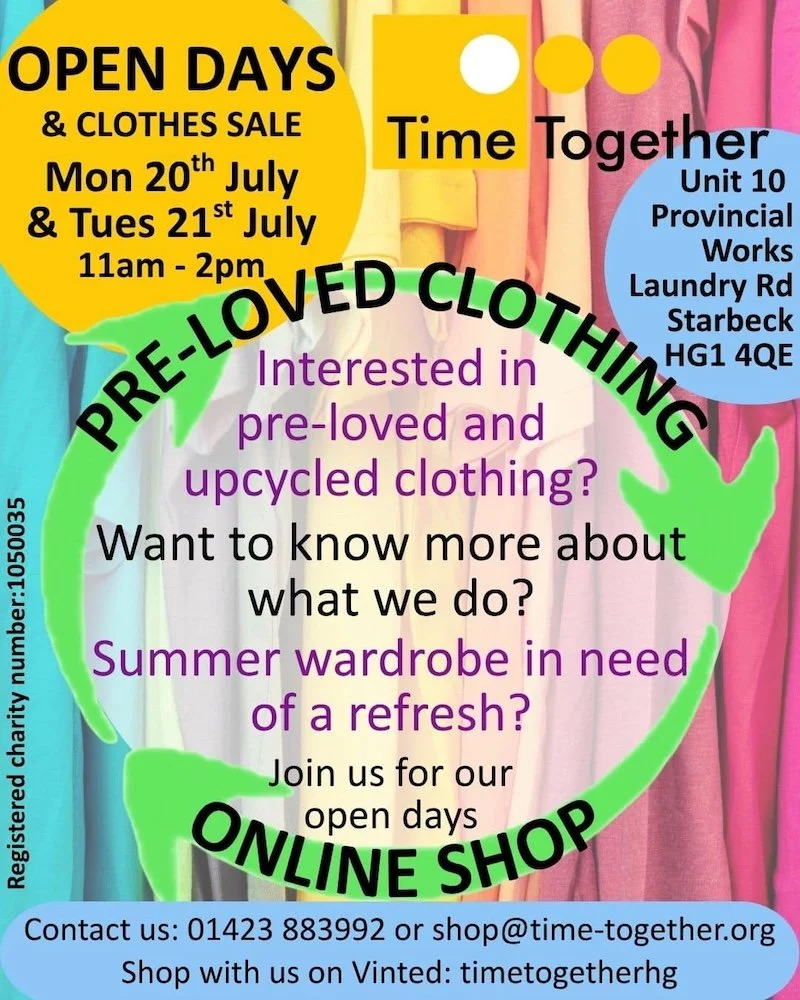 Time Together Open Days 20th &amp; 21st July