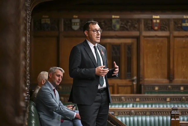Tom Gordon MP takes Housing Minister to task on unfinished estates across Yorkshire