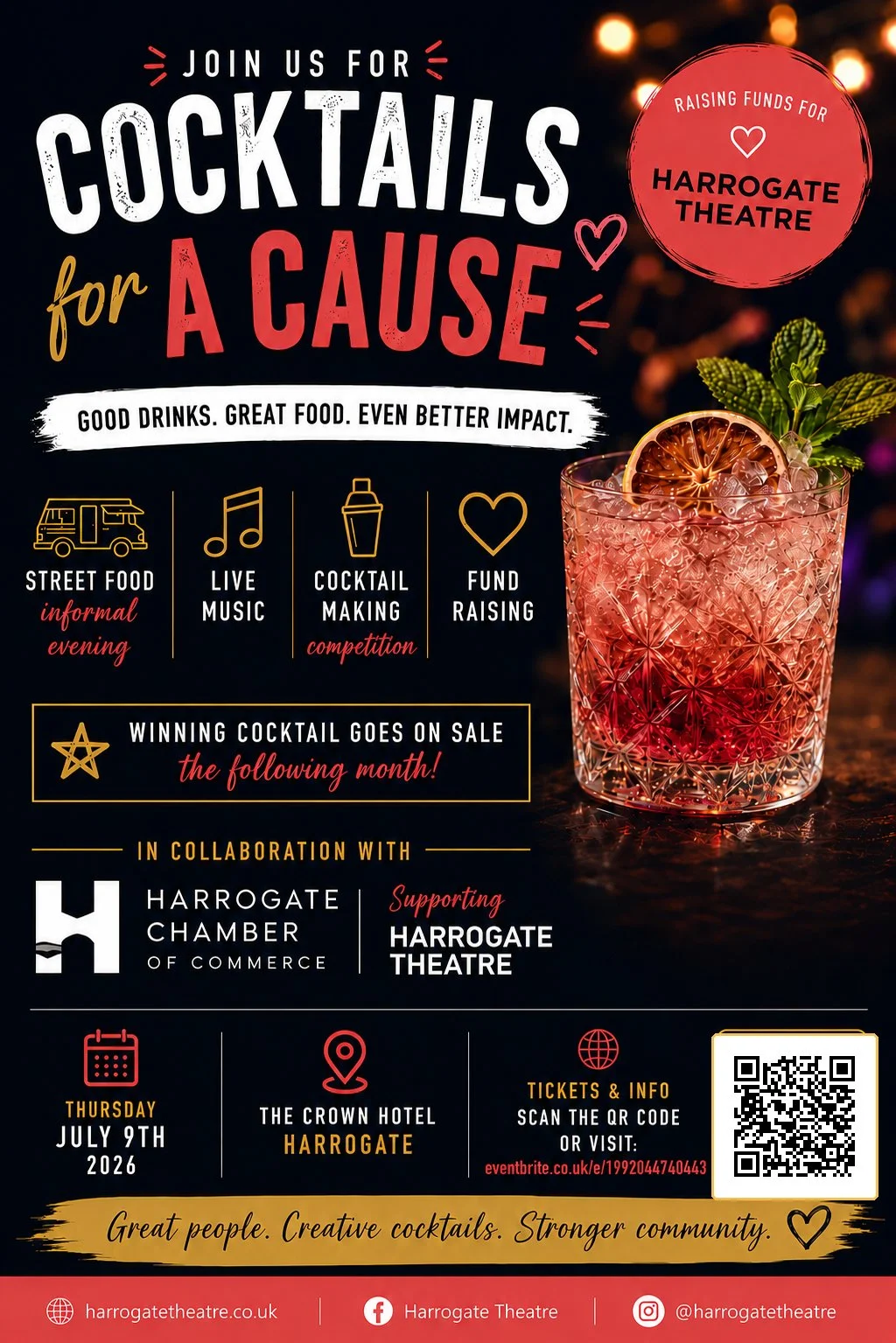 The Crown Hotel Harrogate Brings Business Community Together for ‘Cocktails for a Cause’