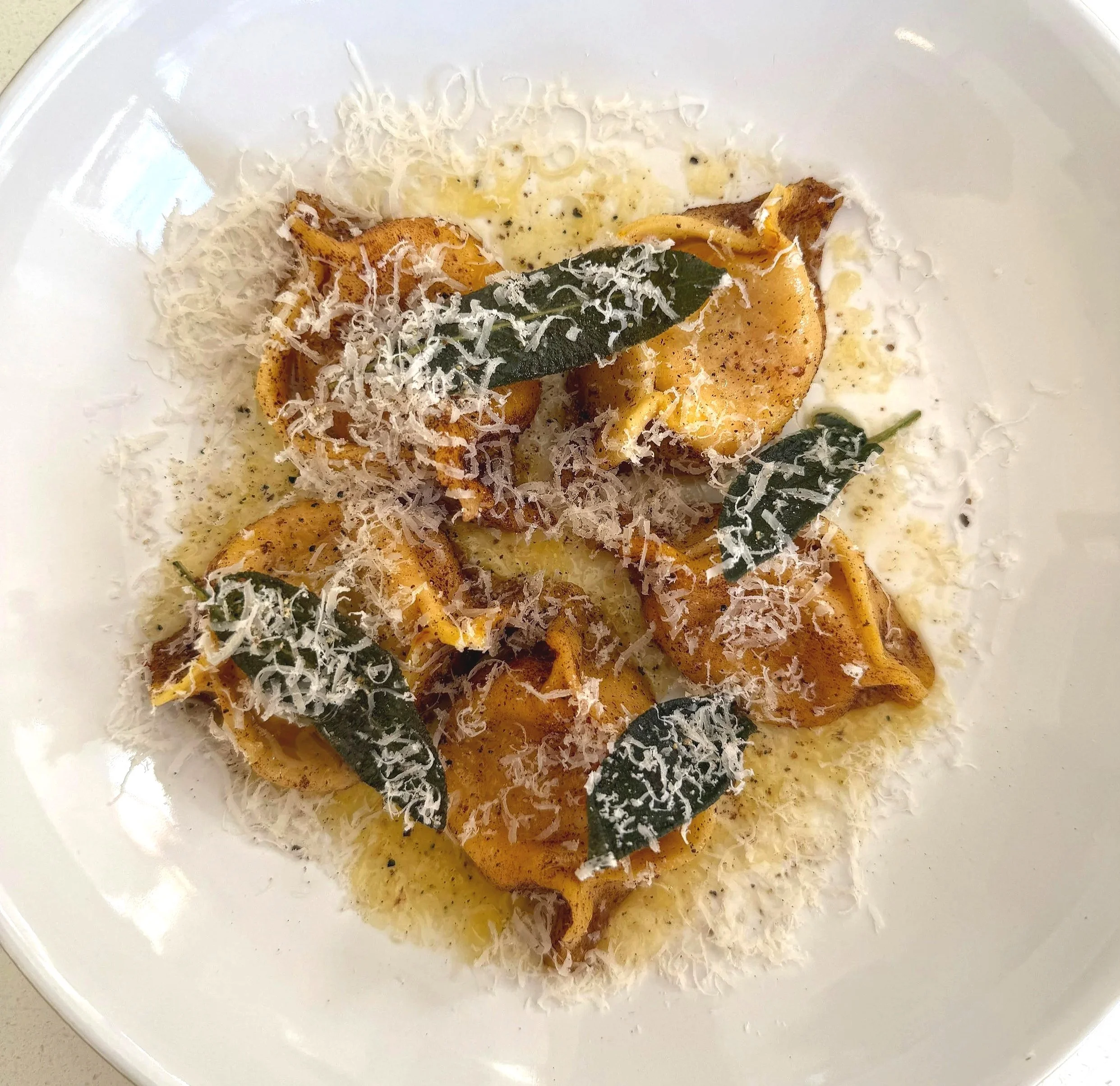Butternut Agnolloti with Sage Brown Butter