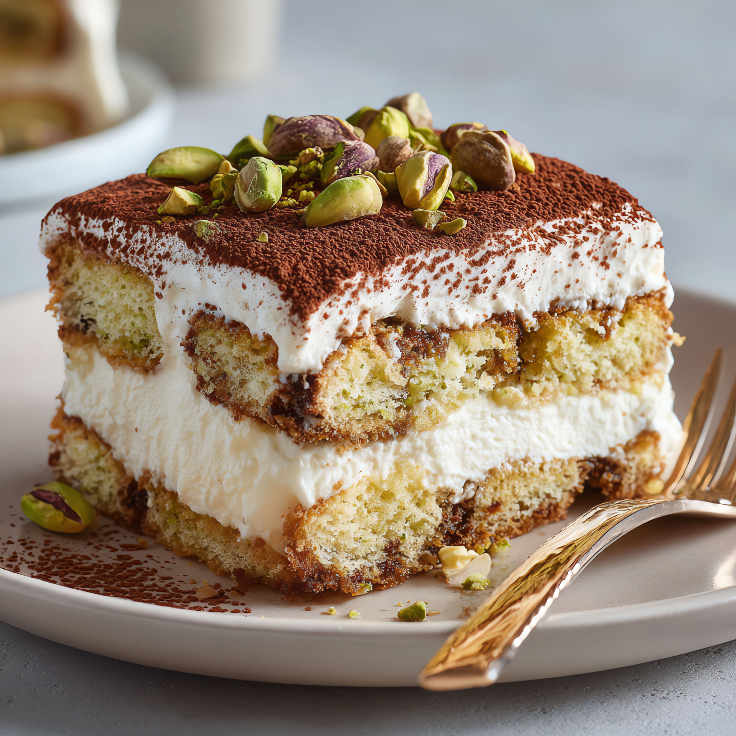 Pistachio Tiramisu